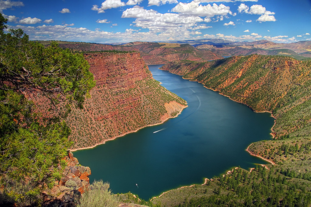The Flaming Gorge Reservoir