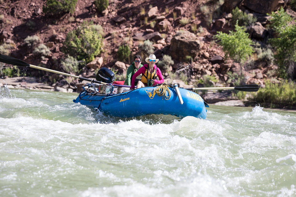 Whitewater rafting on the Green River